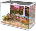 48x24 in Reptile Habitat Background Mountain Waterfall Terrarium Backdrop