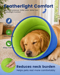 Dog Recovery Collar, Breathable Dog Cone for Dogs After Surgery