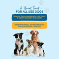 123 Treats Natural Dog Chew Bundle – 50 Count Cow Hooves + 1 lb Assorted Lamb, Beef, Pork & Chicken Jerky | Long-Lasting