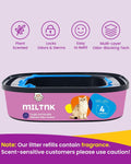 4 Pack Cat Litter Refill Bags, Litter Refill Bags Cartridge, 92 Total FT