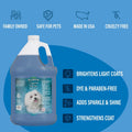 Bio-Groom Super Whitening Dog Shampoo - Whitening Pet Shampoo, Dog Bathing Supplies, Puppy Wash, Grooming Supplies, Cruelty-Free - 1 Gallon