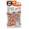 GOOD 'N' FUN Triple Flavor Twists with Bully Chews, High-Protein Dog Treat for All Adult Dogs, Made with Real Chicken, Beef Hide, Pork Hide, Bully & Beef Liver Flavor, 6 Count