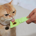 MeowAroma Cat Treat Spoon Squeeze, Sliding Kitten Strip Feeder Suitable for Puree and Delectables Bisque Lickable Wet Cat Treats, 2Pcs Pet Food Dispenser for Puppies Small Pets