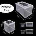 2 Pcs Fish Breeder Incubator Mesh Box, Breeding Box for Fish Tank with Suction Cup