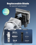 oneisall Replacement Detachable Stainless Steel Blade Clipper