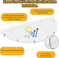 Basement Window Well Covers Outside, Heavy-Duty Egress Window Well Cover Clear, All-Weather Against Debris, UV Resistant