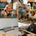 Automatic Livestock Water Trough 3 Gallons/12 Quart Livestock Animal Stainless Steel Automatic Waterer with Float Valve 