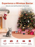 MIMOFPET Wireless Pet Barrier for Cats Dogs - Outdoor Indoor Pet Barrier with Adjustable Safe Static Intensity,Adjustabl