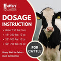 Jeffers Vita-Min Gel for Livestock & Horses – Multivitamin & Mineral Supplement with Selenium, Zinc, Potassium & Turmeri