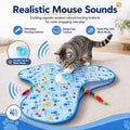 Interactive Cat Toys for Indoor Cats, Hide and Seek, 3 Smart Modes, 2500mAh