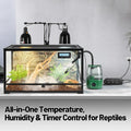 3-Channel Reptile Thermostat & Hygrostat with 40 Preset Modes