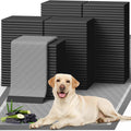 Powools Charcoal Puppy Pads for Dogs, 34 x 28 in, 6-Layer, 100-Pack