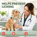 Adjustable Cat Cone Collar to Stop Licking After Surgery Recovery