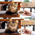 200 Pcs Bulk Disposable Cat Bowls Liner, Cat Food Bowls Liners, Small Paper Liners for Small Dogs Cats Dish Bowl