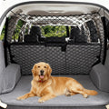 STARROAD-TIM Dog Car Barrier Vehicle Pet Barrier Backseat Mesh Dog Car Divider Net with Adjusting Rope and Hook Suitable for SUV Pickup and Small Car (47in x 27in)