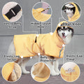 Dog Raincoat Hooded Slicker Poncho - Reflective Lightweight Pet Rain Jacket Coat,Dog Waterproof Raincoat with Adjustable