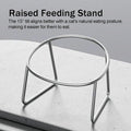 Elevated Cat Bowl,15° Tilted,5.9" Wide for Cats and Small Dogs
