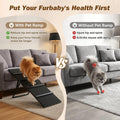 VavoPaw Metal Dog Ramp for Couch, Foldable Pet Ramp for Small Dogs 100 LBS