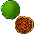 YMETECH 2 Pcs Collapsible Dog Bowls for Travel, Foldable, Portable and Light for Food and Water - (Green+Orange)