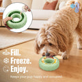 Dog Enrichment Lick Bowl, Bestalk Slow Feeder Lick Mat for Dogs, Freeze Puzzle Licking Bowl for Anxiety Relief, BPA Free