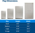 PetSafe Freedom Replacement Pet Door Flap, Non-Toxic Material, Size Large