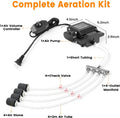 AQQA Aquarium Air Pump, 18W, 400GPH