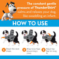 ThunderShirt for Dogs Calming Anxiety Vest, X Large, Platinum Sport