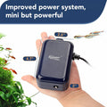 hygger Aquarium Air Pump,Adjustable Oxygen Pump，Silent Powerful Aerator Pump 2W/3W/4.5W/6W/ 1/2 Air Outlets Ultra for Up