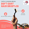 Turtle Cleaning Brush Remove Aquatic Mud, Dirt, & Contaminants from Tortoises Shells & Promoting Shell Health - Goat Hai