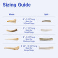 Basics Dog Elk Antler Chew, Naturally Shed, Whole, Large 8-9.5 inches, Long Lasting for Aggressive Chewers, Best for Dog
