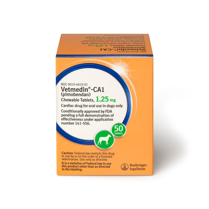 VETMEDIN®-CA1 (pimobendan) Chewable Tablets for Dogs, 1.25 mg, 50ct