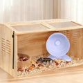 Hamster Wheel, 6.5" Super-Silent Exercise Wheels, Dual-Bearings Quiet Spinner Running Wheels, 3 Installation Methods, Fi