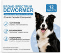 Dewormer for Dogs, Oral Treatment of Tapeworm, Roundworm & Hookworm in Medium and Large Dogs (Over 25 lbs). Worm Remover