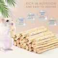 Bissap 700g/1.5Ib Sweet Bamboo Chew Sticks for Rabbits, Bunny Chewing Sticks for Rabbits Hamster Chinchilla Guinea Pigs 