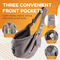 Pet Sling Carrier for Small Dogs and Cats, Hands-Free, Medium