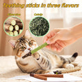 GREMBEB Cat Toys 12PCS Catnip Toy for Indoor Kitten Toys Cat Chew Stick for Dental Cleaning Teeth Cat Silvervine Matatabi Rope Treat Kitty Feather Snack for for Kick Molar Scratch Self Play