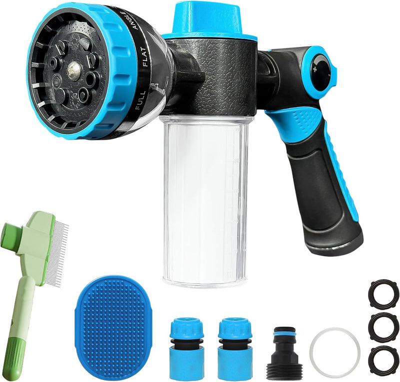 Dog Wash Hose Attachment,Hose Nozzle with Soap Dispenser