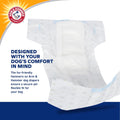 Arm & Hammer Disposable Female Dog Diapers, Medium, 12 Count