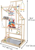 Parrot Playground Large 4 Layers - Small Bird Playground Parakeet Play Stand Bird Gym Parrots playpen Play Playstand Par