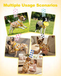 CuteBone Sunflower Pet Surgery Recovery Suit for Small Dogs Cats, Surgical Onesie for Female Pets, Anti-Licking Wound Su