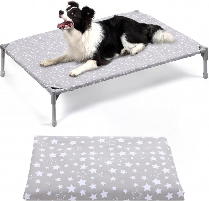 Dog Bed Cot Pad for Elevated Dogs Cot & Crate 40x28 Inch, Only Cover