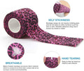 Pet First Aid Tape Waterproof Self Adherent Cohesive Bandage for Dogs Cats Horses Breathable Non-Woven Elastic Self Adhe