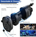 200GPH Submersible Water Pump, 10W Water Fountain Pump, Aquarium Pump, 750L/H Water Pump with 7ft Power Cord for Garden 
