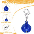 PETAXCELL Cat Bell, Small Matte Pet Copper Bell Collars Charm with Lobster Buckle Loud Crisp Sound Anti-Lost Pendant Accessory