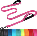VIVAGLORY Double Handle Dog Leash Twingrip, 6ft x 1in