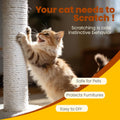 Natural Sisal Rope for Cat Tree and Scratching Post, 3/16 Inch x 100ft
