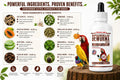 Farmalab Natural Dewormer Internal & External 100 Tabs Poultry - Vitamin for Poultry Rooster Hen Chicken Baby Chick Dove