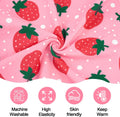 XPUDAC 2 Pack Dog Pajamas for Large Breeds, Soft Warm Dog Pjs Onesie 4-Way Stretch Pet Outfit Lightweight Pet Clothes Boy Girl Duck Strawberry Print, 5XL
