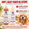 Warren London Butter Combo Dog Shampoo & Leave-in Conditioner, Milk & Honey/Guava & Mango, 8 oz Each, 2-Pack