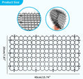 HakyPaky 10 Pack 16 x 8 Inch Cat Scat Mat with Spikes, Scat Mat for Cats Cat Deterrent Mat Digging Stopper Repellent Spike Mat